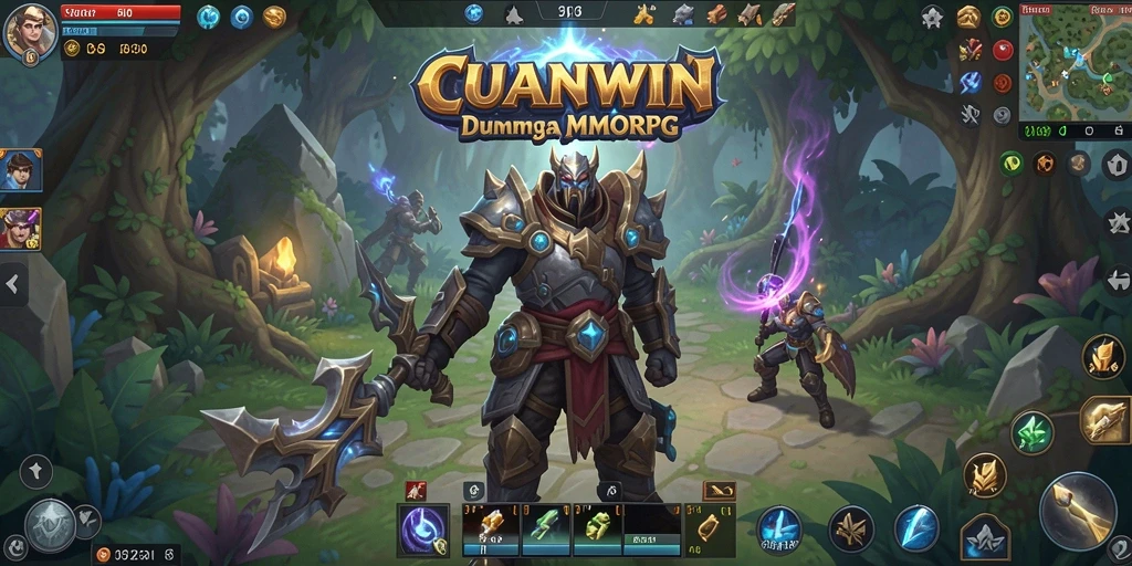 Tampilan gameplay seru dan mendebarkan dalam CUANWIN MMORPG.