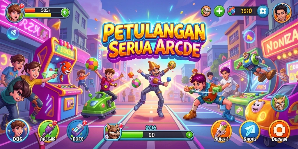 Tampilan menyerupai gameplay seru D06 saat Anda menyelesaikan level.