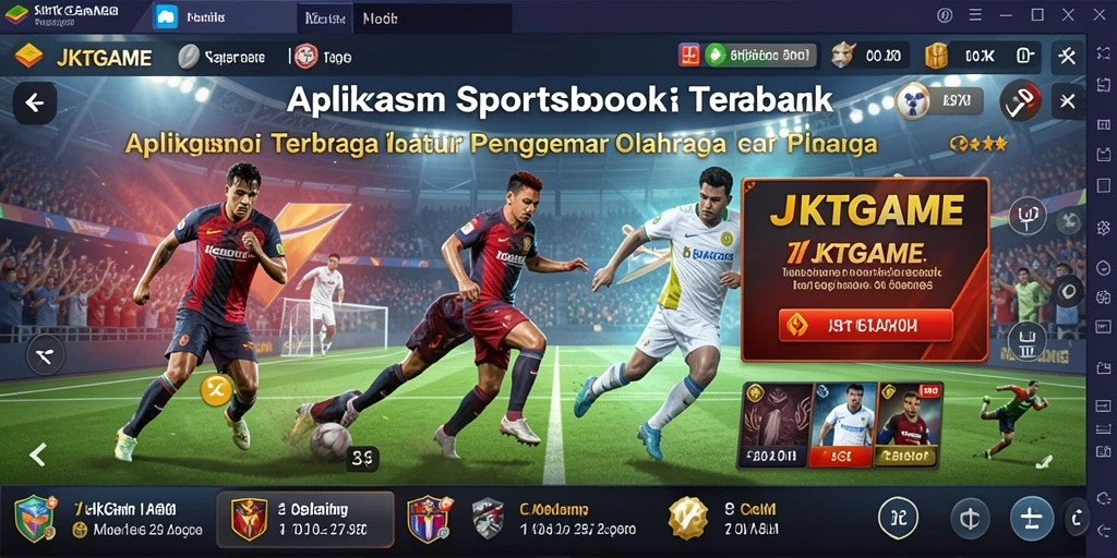 Tampilan gameplay menarik aplikasi Sportsbook JKTGAME.