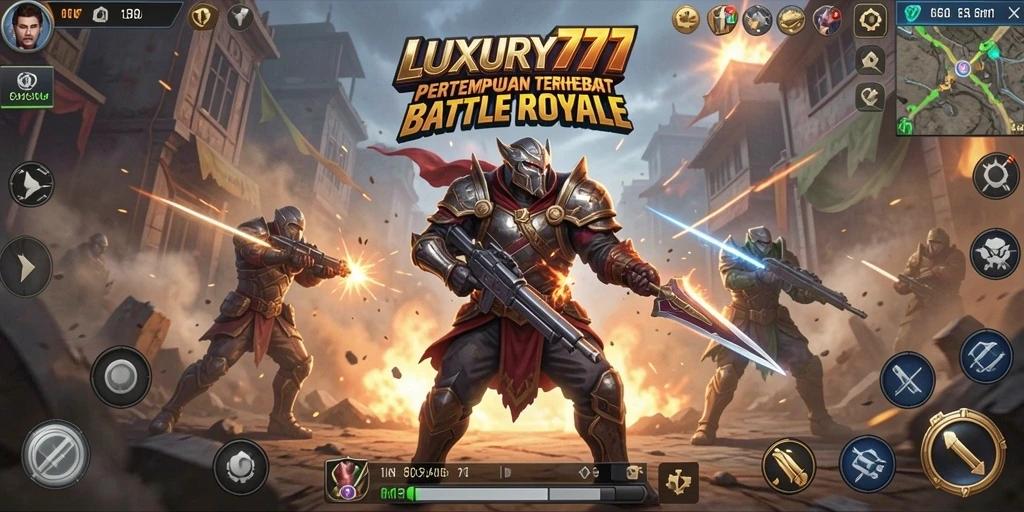 Tampilan gameplay seru dan mendebarkan dari LUXURY777.