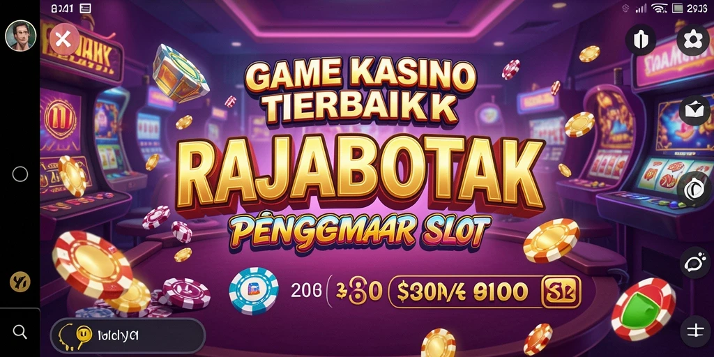 Tampilan menarik dari gameplay Kasino RAJABOTAK yang seru.
