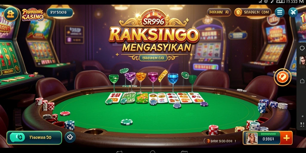 Tampilan menawan dari gameplay Kasino SR996 yang mendebarkan.