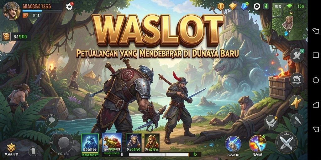 Tampilan gameplay menakjubkan dari WASLOT yang penuh petualangan.