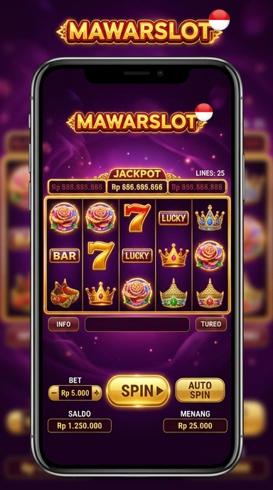 Tampilan antarmuka aplikasi mawarslot yang menarik dan mudah digunakan.